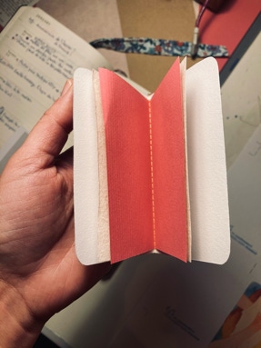 Intérieur d'une mini mimi carte