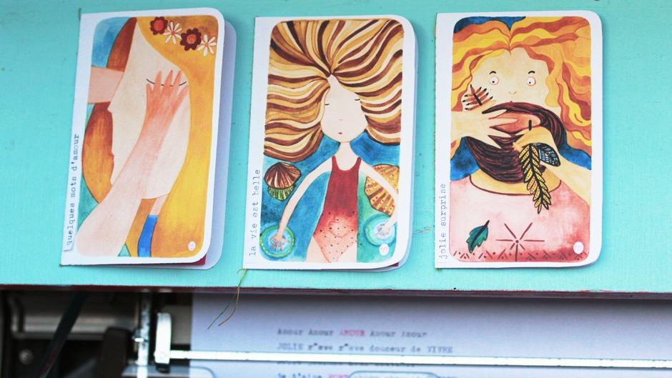 Photo de trois mini mimi cartes